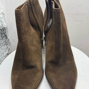 Ivanka Trump Brown Ankle Booties